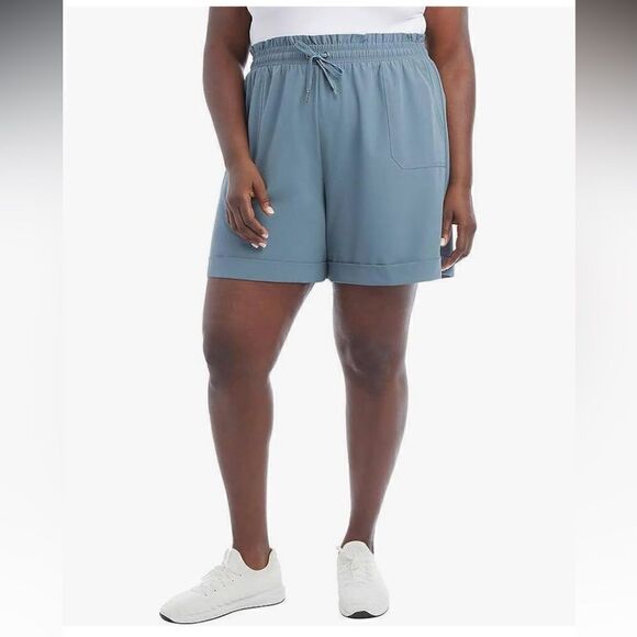 Danskin Ladies' Woven Paperbag Short - Picture 4 of 5